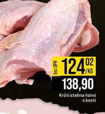 Krůtí stehna horni s kostí 1kg