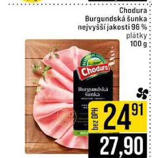 Chodura Burgundská Sunka plátky 100 g 