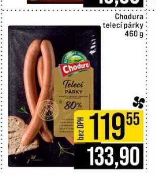 Chodure Chodura telecí párky 460 g