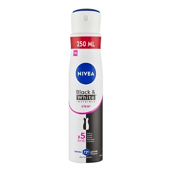 Nivea Antiperspirant pro ženy Black & White Clear
