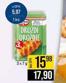 Dr. Oetker Droždí 3x 7g