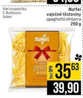 Maffei vaječné těstoviny spaghetti chitarra 250 g 
