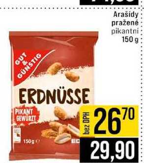 Arašidy pražené pikantni 150 g 