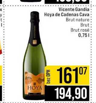 Vicente Gandia Hoya de Cadenas Cava Brut nature: Brut Brut rosé 0,75l