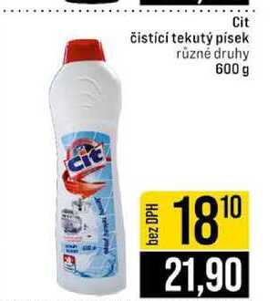 Cit čistící tekutý písek různé druhy 600 g 