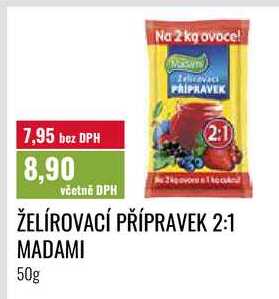 ŽELÍROVACÍ PŘÍPRAVEK 2:1 MADAMI 50g  