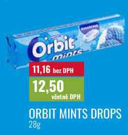 ORBIT MINTS DROPS 28g