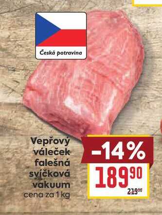 Vepřový váleček falešná svíčková vakuum cena za 1 kg 