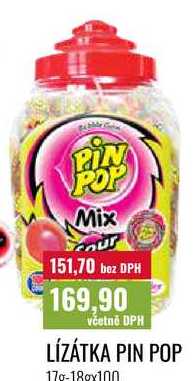 LÍZÁTKA PIN POP 17g-18gx100 