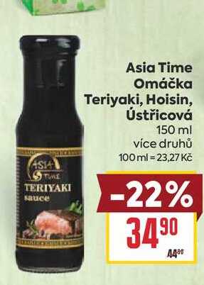 Asia Time Omáčka Teriyaki, Hoisin, Ústřicová 150 ml