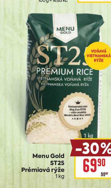 Menu Gold ST25 Prémiová rýže 1 kg