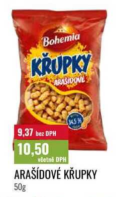 ARAŠÍDOVÉ KŘUPKY 50g
