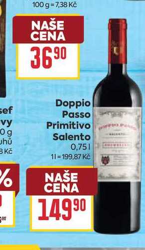 Doppio Passo Primitivo Salento 0,75l