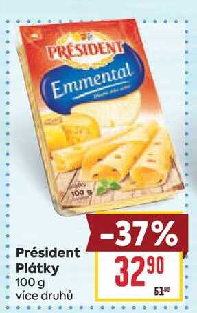 Président Plátky 100 g 