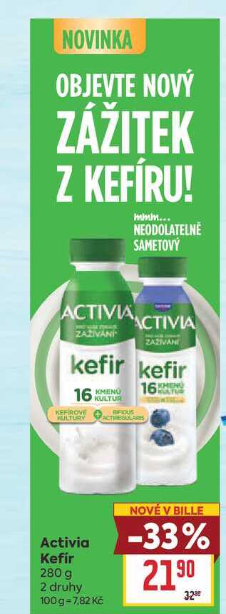Activia Kefír 280 g v akci
