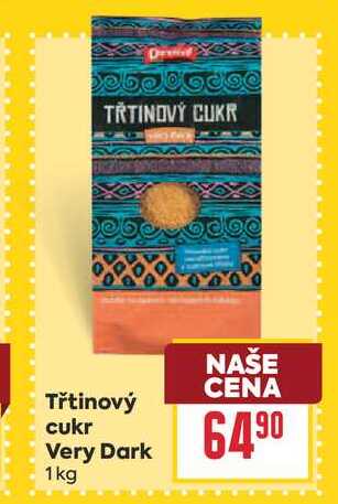 Třtinový cukr Very Dark 1kg 