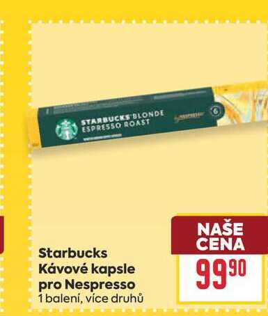 Starbucks Kávové kapsle pro Nespresso 1 balení