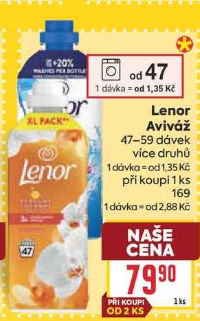 Lenor Aviváž 47-59 dávek
