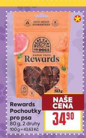Rewards Rewards Pochoutky pro psa 80 g