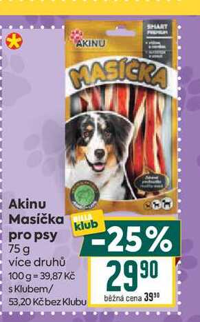 Akinu Masička pro psy 75 g