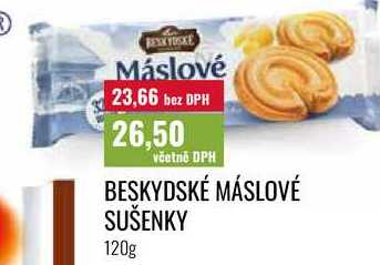 BESKYDSKÉ MÁSLOVÉ SUŠENKY 120g