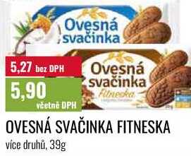 OVESNÁ SVAČINKA FITNESKA 39g 