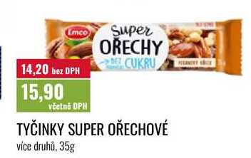 TYČINKY SUPER OŘECHOVÉ 35g