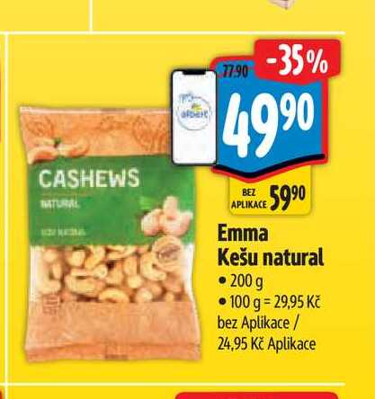 Emma Kešu natural  200 g 