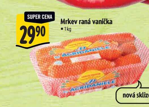 Mrkev raná vanička 1kg