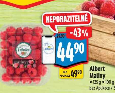  Albert  Maliny 125 g 