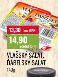 VLAŠSKÝ SALÁT, ĎÁBELSKÝ SALÁT 140g 