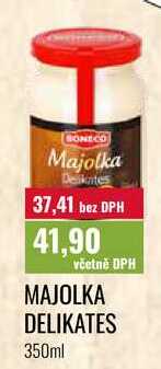 MAJOLKA DELIKATES 350ml 