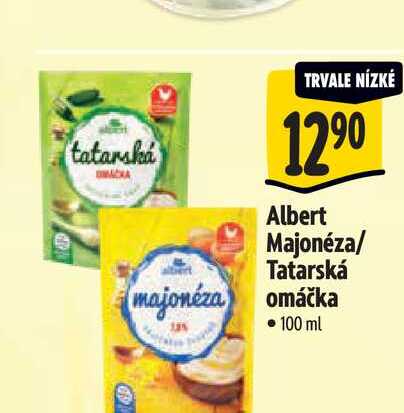 Albert Majonéza/ Tatarská majonéza omáčka 100 ml