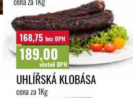 UHLÍŘSKÁ KLOBÁSA cena za 1kg