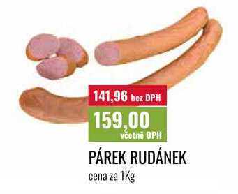 PÁREK RUDÁNEK cena za 1Kg