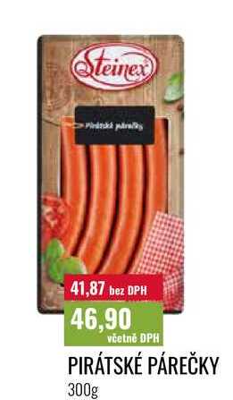 PIRÁTSKÉ PÁREČKY 300g 