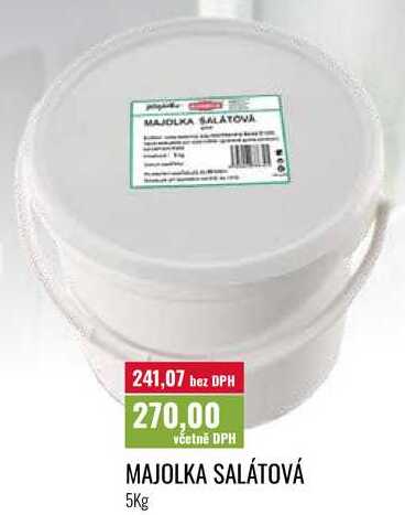 MAJOLKA SALÁTOVÁ 5Kg 