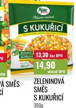ZELENINOVÁ SMĚS S KUKUŘICÍ 350g 