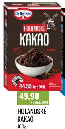 HOLANDSKÉ KAKAO 100g 