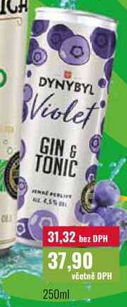 DYNYBYL Violet GIN & TONIC 250ml