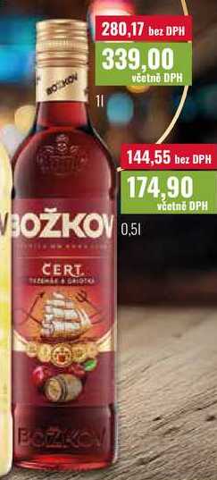 BOŽKOV ČERT 0,5l, 1l