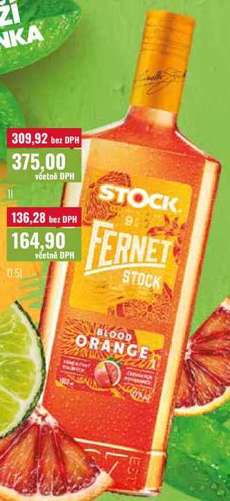 FERNET STOCK BLOOD ORANGE 0,5l, 1l