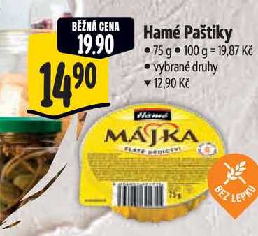 Hamé Paštiky 75 g