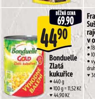 Bonduelle Gold Zlatá kukuřice 440 g