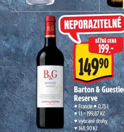   Barton & Guestier Reserve 0,75 l