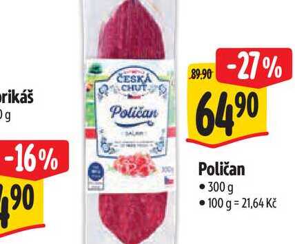   Poličan 300 g  