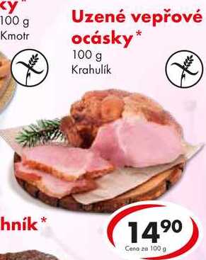 Uzené vepřové ocásky, 100 g