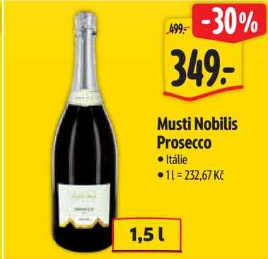 Musti Nobilis Prosecco, 1,5 l
