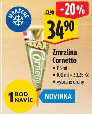 Zmrzlina Cornetto, 115 ml 