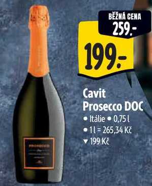 Cavit Prosecco DOC, 0,75 l